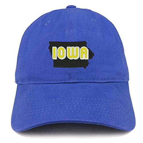 Trendy Apparel Shop Iowa State Embroidered Unstructured Cotton Dad Hat