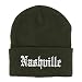 Trendy Apparel Shop Nashville Old English Embroidered Long Cuff Beanie