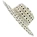 Trendy Apparel Shop Tribal Pattern Wide Brim Paper Gambler Hat