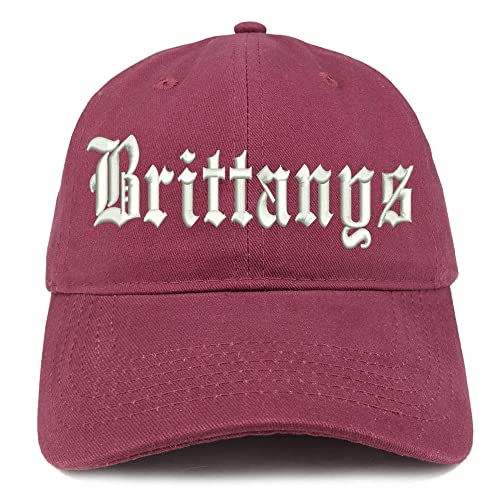 Trendy Apparel Shop Old English Brittanys Low Profile Soft Cotton Baseball Cap