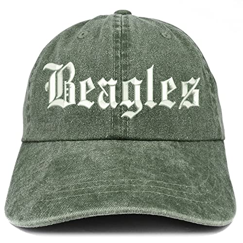 Trendy Apparel Shop Old English Beagles Washed Pigment Dyed Baseball Cap
