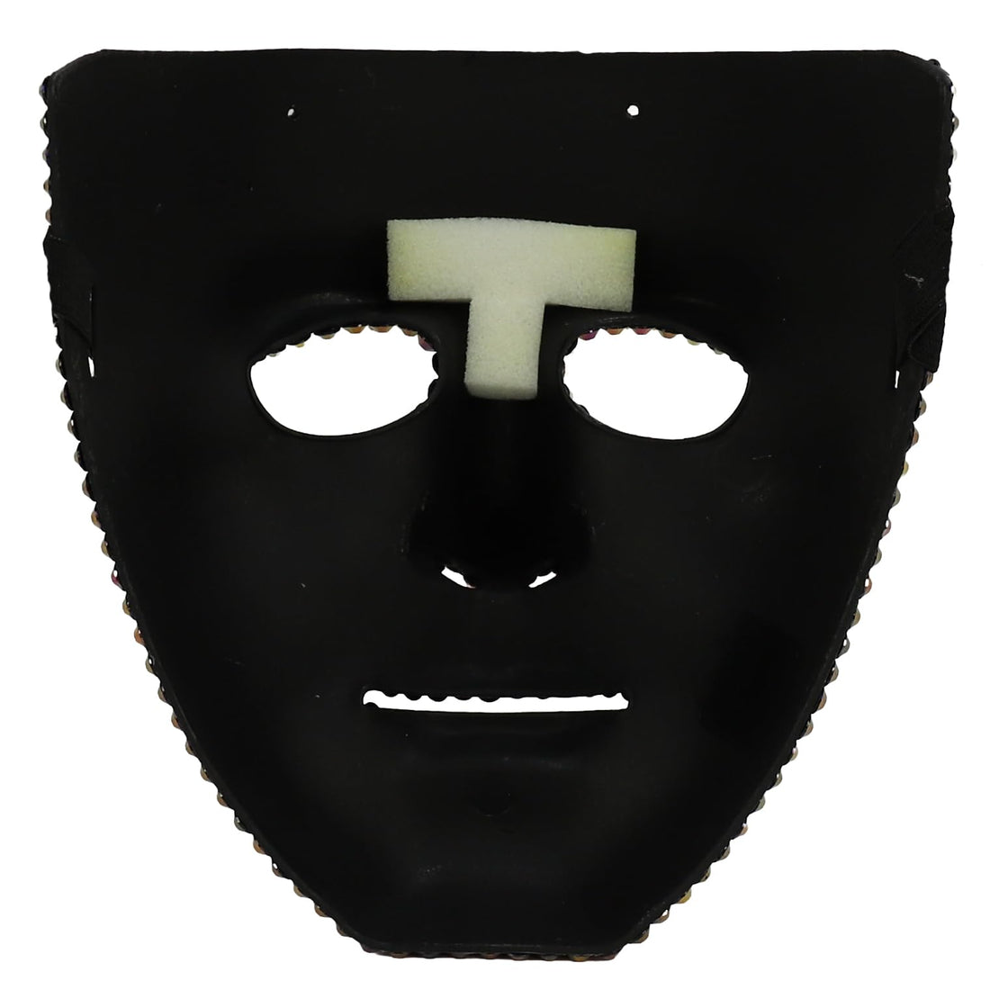 Trendy Apparel Shop Bling Rhinestone Skull Half Mask Costume Accessory