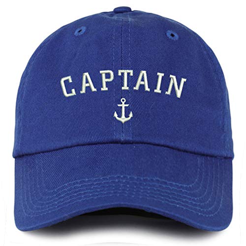 Trendy Apparel Shop Youth Captain Anchor Unstructured Cotton Baseball Cap