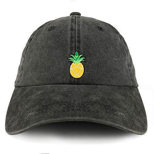 Trendy Apparel Shop Pineapple Patch Pigment Dyed Cotton Twill Unstructured Dad Hat