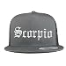 Trendy Apparel Shop Scorpio Old English 5 Panel Flatbill Trucker Cap