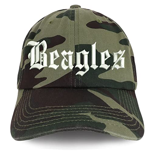 Trendy Apparel Shop Old English Beagles Low Profile Soft Cotton Baseball Cap
