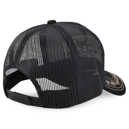 Trendy Apaprel Shop Cali Bear Embroidered Western Trucker Cap