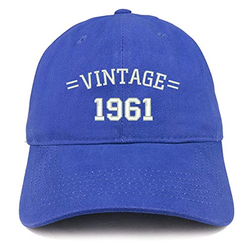 Trendy Apparel Shop Vintage 1961 60th Birthday Baseball Cap