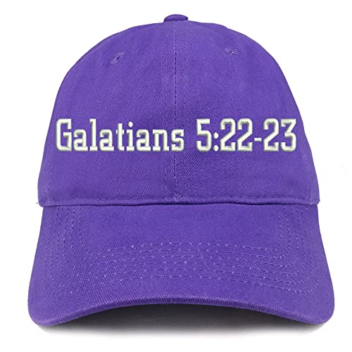 Trendy Apparel Shop Galatians 5:22-23 Low Profile Soft Cotton Baseball Cap
