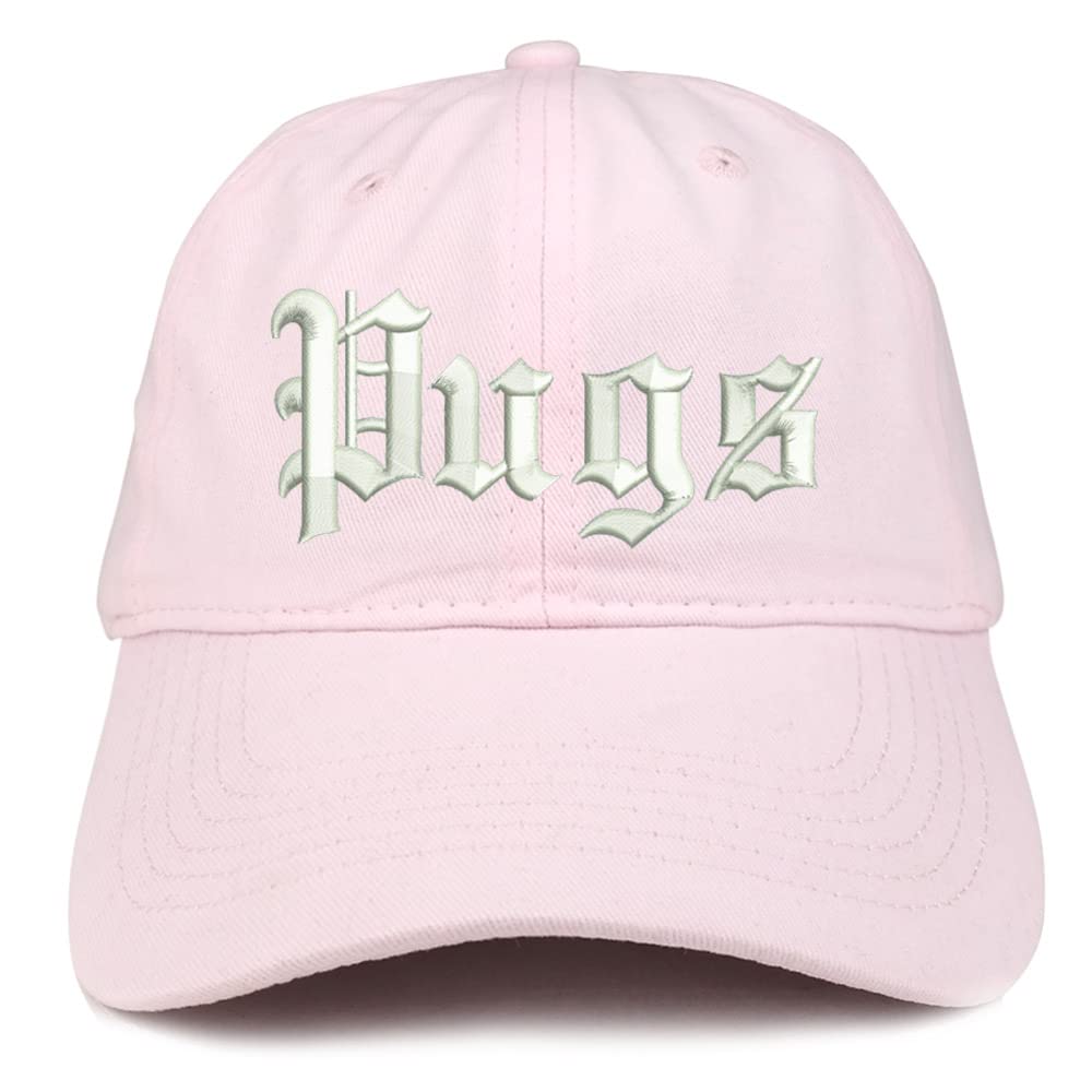 Trendy Apparel Shop Old English Pugs Low Profile Soft Cotton Baseball Cap