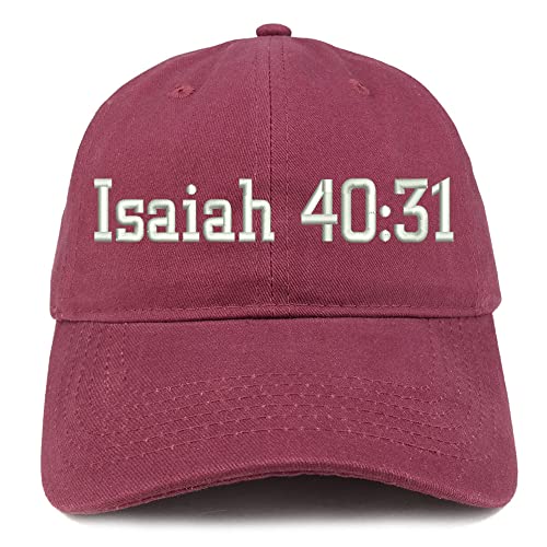Trendy Apparel Shop Isaiah 40:31 Low Profile Soft Cotton Baseball Cap