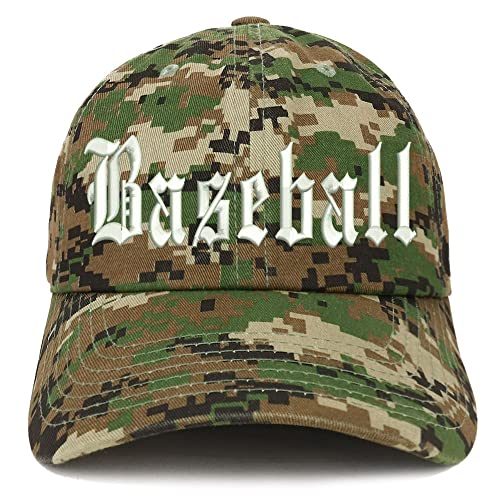 Trendy Apparel Shop Old English Baseball Low Profile Soft Cotton Baseball Cap