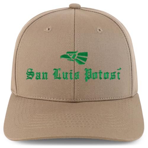 Trendy Apparel Shop San Luis Potosi Mexico State Embroidered 6 Panel Snapback Baseball Cap