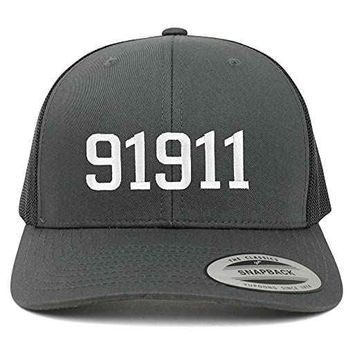Trendy Apparel Shop 91911 Chula Vista CA Old English 6 Panel Trucker Mesh Cap