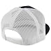 Trendy Apparel Shop Structured High Crown 5 Panel Round Flat Bill Trucker Cap