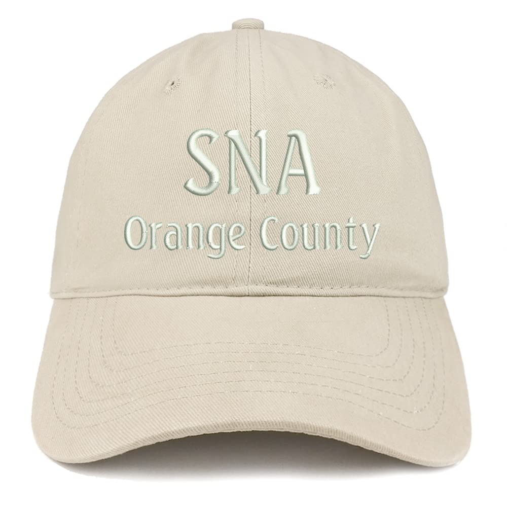 Trendy Apparel Shop SNA Orange County Low Profile Soft Cotton Baseball Cap