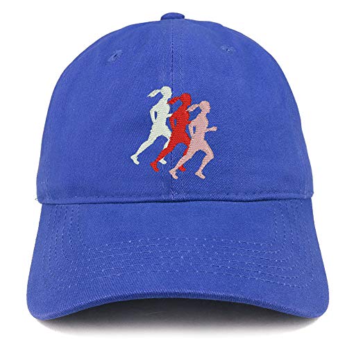 Trendy Apparel Shop Female Runner Embroidered Soft Crown 100% Brushed Cotton Cap