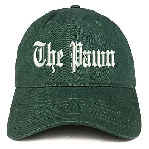 Trendy Apparel Shop The Pawn Old English Low Profile Soft Cotton Baseball Cap