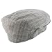 Trendy Apparel Shop Plaid Checker Patterend Newsboy Ivy Flat Cap