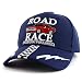 Trendy Apparel Shop Road Race 3D Embroidered USA Race Flag Baseball Cap