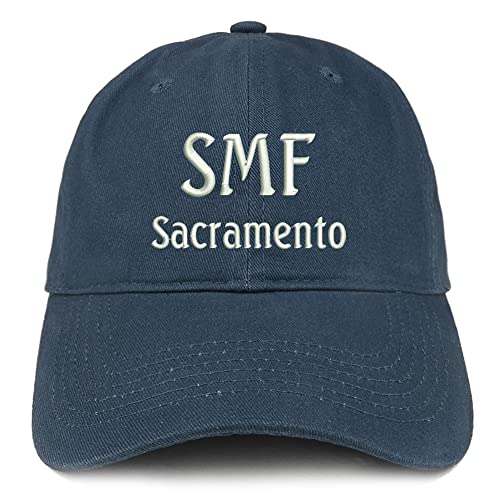Trendy Apparel Shop SMF Sacramento Low Profile Soft Cotton Baseball Cap