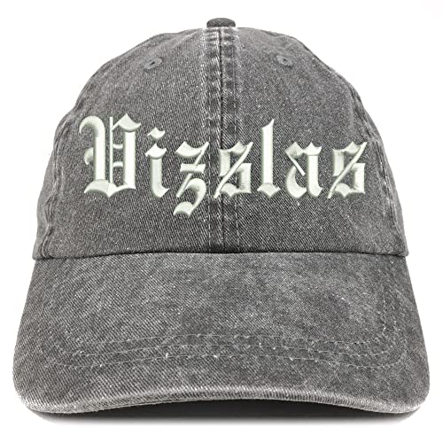 Trendy Apparel Shop Old English Vizslas Washed Pigment Dyed Baseball Cap
