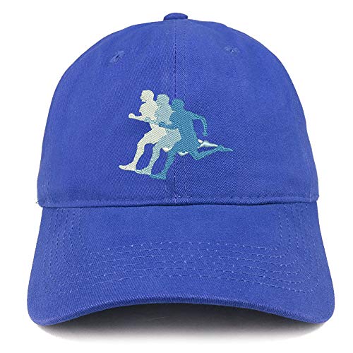 Trendy Apparel Shop Runner Embroidered Soft Crown 100% Brushed Cotton Cap