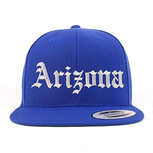 Trendy Apparel Shop Arizona State Old English Embroidered Flatbill Snapback