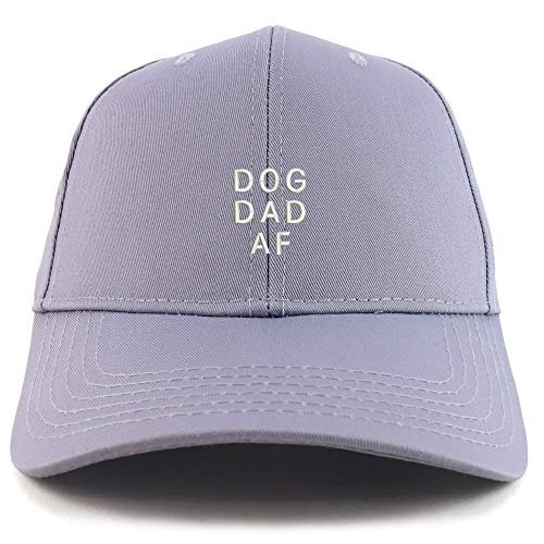 Trendy Apparel Shop Dog Dad AF Embroidered Sturctured Baseball Cap