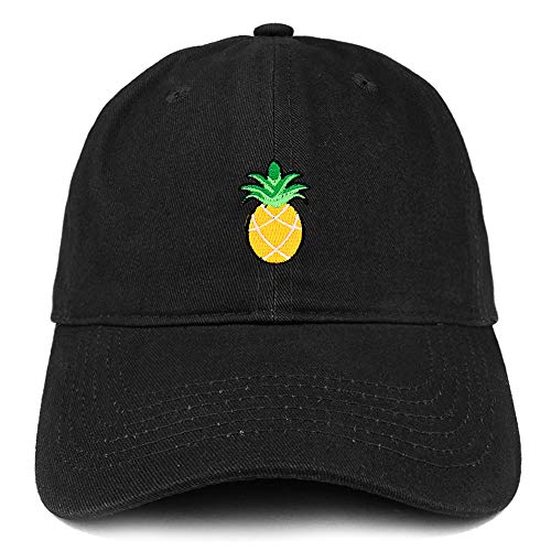 Trendy Apparel Shop Pineapple Patch Brushed Cotton Unstructured Dad Hat