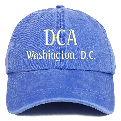 Trendy Apparel Shop DCA Washington DC Embroidered Pigment Dyed Washed Baseball Cap
