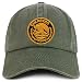 Trendy Apparel Shop Guerrero Mexico Gold Embroidered Patch Pigment Dyed Washed Baseball Cap