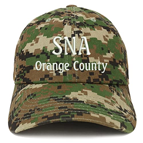 Trendy Apparel Shop SNA Orange County Low Profile Soft Cotton Baseball Cap