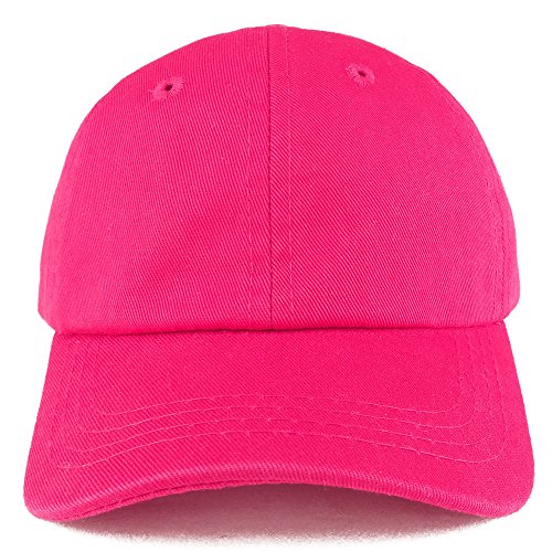 Trendy Apparel Shop Baby Infant Plain Unstructured Adjustable Baseball Cap