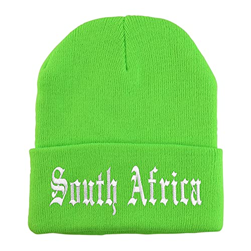 Trendy Apparel Shop South Africa Old English Embroidered Long Cuff Beanie
