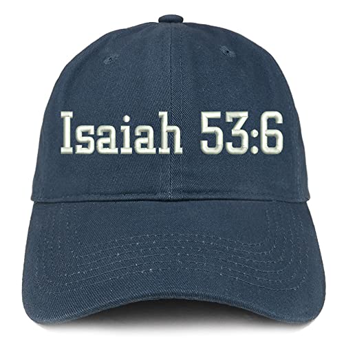 Trendy Apparel Shop Isaiah 53:6 Low Profile Soft Cotton Baseball Cap