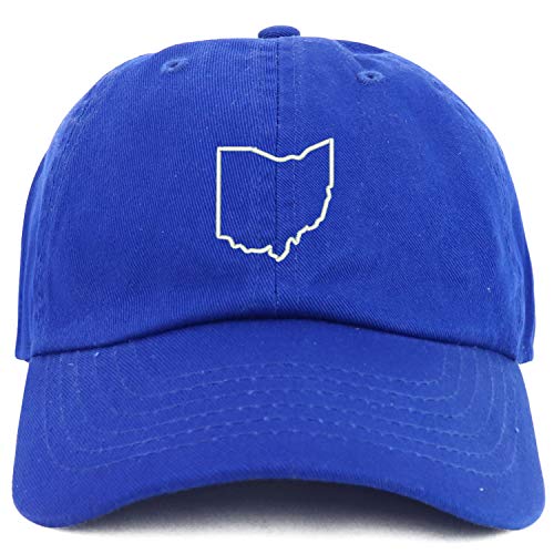 Trendy Apparel Shop Youth Ohio State Outline Adjustable Soft Crown Baseball Cap