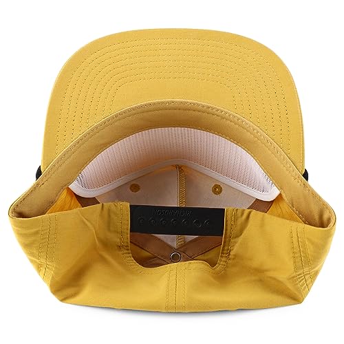 Trendy Apparel Shop UPF 50 Unstructured 5 Panel Flatbill Golf Snapback Cap