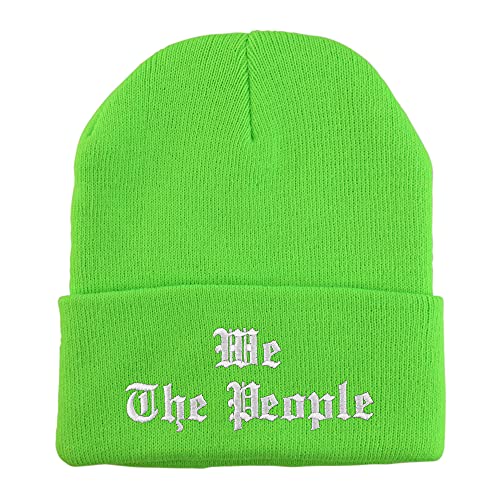 Trendy Apparel Shop We The People Old English Embroidered Long Cuff Beanie