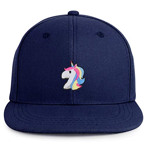 Trendy Apparel Shop Unicorn Patch Structured Infant Flatbill Snapback Cap