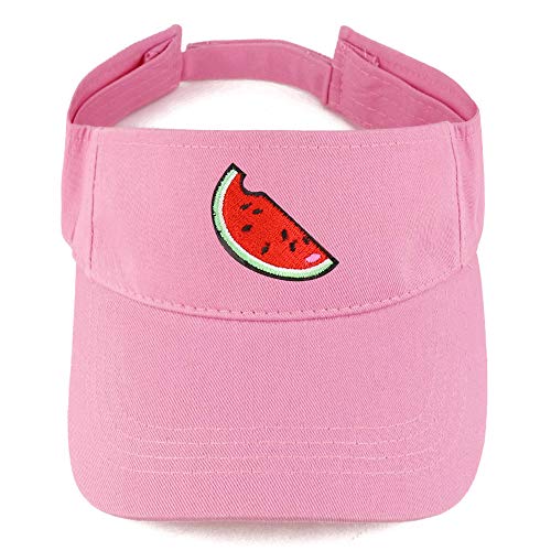 Trendy Apparel Shop Watermelon Patch Cotton Summer Visor Cap