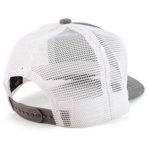 Trendy Apparel Shop Pi Math Symbol Two Tone Mesh Back Trucker Baseball Cap