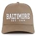 Trendy Apparel Shop Baltimore Est.1996 Embroidered 5 Panel Structured Baseball Cap