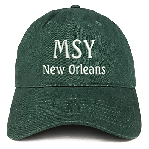 Trendy Apparel Shop MSY New Orleans Low Profile Soft Cotton Baseball Cap