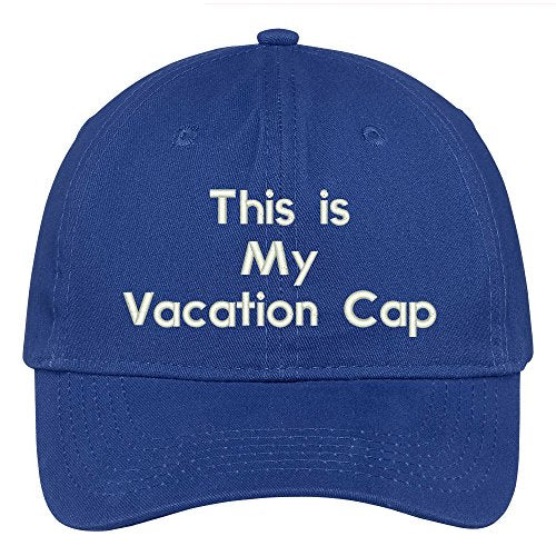 Trendy Apparel Shop Vacation Cap Embroidered Brushed 100% Cotton Baseball Cap