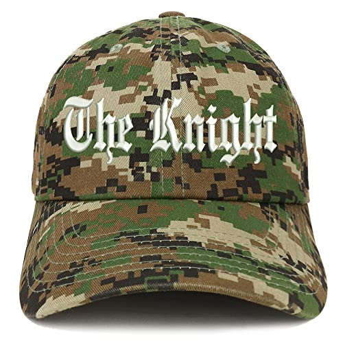 Trendy Apparel Shop The Knight Old English Low Profile Soft Cotton Baseball Cap