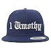 Trendy Apparel Shop 1 Timothy Old English Embroidered Flatbill Snapback