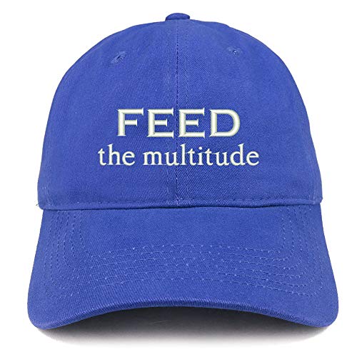 Trendy Apparel Shop Feed The Multitude Soft Crown 100% Brushed Cotton Cap