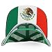 Trendy Apparel Shop 5 Panel Structured Trucker Cap with Mexico Flag Design Undervisor
