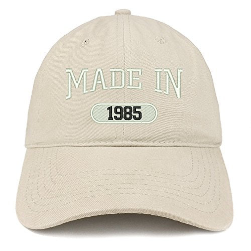 Trendy Apparel Shop Made in 1985 Embroidered 36th Birthday Brushed Cotton Cap